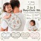 Green Leafy  - U:Baby Lavish Premium Soft Bamboo Cotton Muslin Burp cloth / Bib